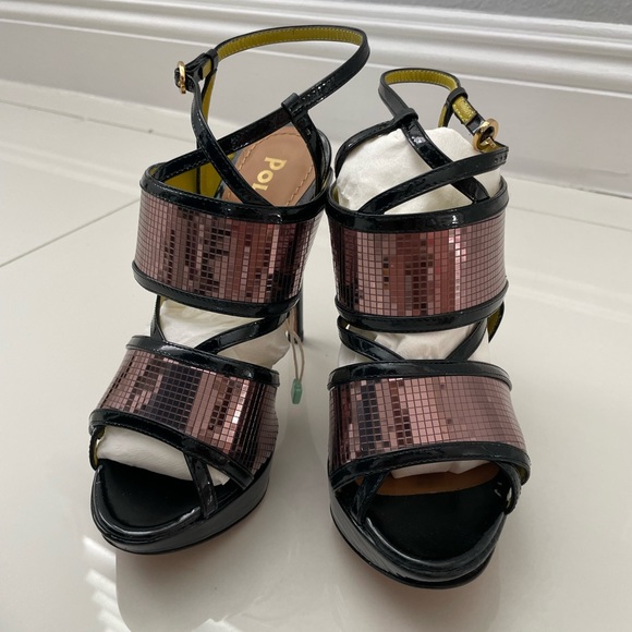SOLD NWOT High heel sandals Made in Italy - Picture 8 of 10